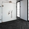 Saniclass Create douchecabine XL 80x200cm profielloos met antikalk en 8mm veiligheidsglas koper SW486551 Saniclass Create douchecabine XL 80x200cm profielloos met antikalk en 8mm veiligheidsglas koper SW486551