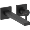 Hansgrohe Tecturis Robinet lavabo encastré - mitigeur - monocommande - bec 22.5 cm - noir mat SW918486