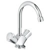 Grohe Costa L wastafelkraan met ketting chroom 0440126 Grohe Costa L wastafelkraan met ketting chroom 0440126