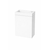 Van Marcke Durma Ensemble meuble lave-mains - 40x20x50cm - 1 porte - gauche - 1 trou de robinet - droite - blanc standard SW1580335