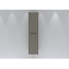 H&R badmeubelen Juice Hoge Kast - 40x35x170cm - met ronde hoeken - 3D-front - 2 deuren - rechtsdraaiend - beige mat SW875869