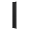 Plieger Cavallino Retto radiateur design vertical à raccordement central unique 1800x298mm 614W noir 7252969