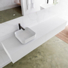 MONDIAZ LAGOM 190cm badmeubel solid surface talc 2 lades Wastafel BINX opzetkom links 1 kraangat SW409082 MONDIAZ LAGOM 190cm badmeubel solid surface talc 2 lades Wastafel BINX opzetkom links 1 kraangat SW409082