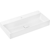 Hansgrohe Xevolos E wastafel - 100x48x14cm - 1 kraangat - opzet - smartclean - wit SW1164892