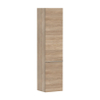 Hansgrohe Xelu Q Armoire haute - 165x40x35cm - 2 portes - poignée chrome - fermeture amortie - charnière à droite - natural oak SW995278