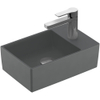 Villeroy & Boch memento 2.0 fontein - 40x26cm - 1 kraangat - zonder overloop CeramicPlus - Graphite (mat grijs) SW354340