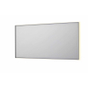 INK SP32 miroir - 160x4x80cm rectangulaire en cadre acier incl LED indirecte - chauffage - changement de couleur - dimmable et interrupteur - inox brossé SW956203