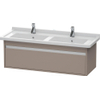 Duravit Ketho Meuble sous-lavabo avec 1 tiroir 120x41x46.5cm pour Starck3 033213 basalte 0300512 Duravit Ketho Meuble sous-lavabo avec 1 tiroir 120x41x46.5cm pour Starck3 033213 basalte 0300512