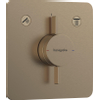 Hansgrohe DuoTurn Q Inbouw mengkraan - voor 2 functies - geborsteld brons SW918513
