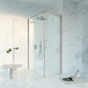 Fortifura Galeria Douchecabine - 70x120x200 - Profiel veiligheidsglas - anti kalk - geborsteld RVS PVD SW1446141