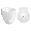 Clou Flush 6 lave-mains - 27x31.5x28cm - sans trou de robinet - blanc SW9336