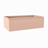 Mondiaz FOGE Meuble sous vasque - 80x45x25cm - 1 tiroir - softclose - 1 découpe au centre - Rosee SW1015247