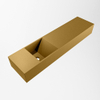 MONDIAZ TYNE lave-mains - 90x23x12cm - vasque gauche - sans trou robinet - oro (doré) SW1026168