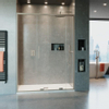 Crosswater Optix 10 Schuifdeur - 120x200cm - 10mm veiligheidsglas - met softclose - geborsteld RVS SW700846