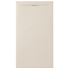 Zenon Essenza Minimal receveur de douche - 100x80cm - antidérapant - antibactérien - marbre minéral - rectangulaire - Vertigo cream (beige) SW1418424