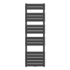 Belrad Radiateur porte-serviettes - raccordement central - 1600X500mm - Noir SW1152673