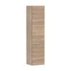 Hansgrohe Xelu Q Armoire haute - 165x40x35cm - 2 portes - poignée blanc mat - fermeture amortie - charnière à gauche - natural oak SW995237