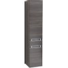 Villeroy en Boch Subway 2.0 hoge kast 35x165x37cm links inclusief 1 deur en 1 lade eiken grafiet 1024344 Villeroy en Boch Subway 2.0 hoge kast 35x165x37cm links inclusief 1 deur en 1 lade eiken grafiet 1024344