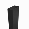 Van Rijn Products ST06 Verbredingsprofiel - 20.3x39.3mm - voor ST06 Type 300 en 350 - zonder afdekkapje - Deurzijde - mat zwart SW547248