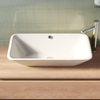 BRAUER Dawn waskom - 71 met overloop keramiek - hoogglans wit SW24990