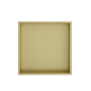 Hotbath &MORE Inbouwbox of inbouwnis - 30x30x10 - PVD - geborsteld messing (goud) SW1246536