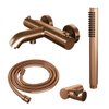 Brauer Copper Edition Robinet baignoire thermostatique mural avec ensemble douchette Cuivre brossé PVD SW505258 Brauer Copper Edition Robinet baignoire thermostatique mural avec ensemble douchette Cuivre brossé PVD SW505258