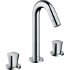 Hansgrohe Logis 3 gats wastafelkraan 150 met waste chroom 0605657 Hansgrohe Logis 3 gats wastafelkraan 150 met waste chroom 0605657