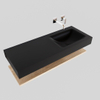 MONDIAZ ALAN 120cm badmeubel planchet washed oak Vrijhangende wastafel cloud rechts zonder kraangat kleur urban SW408769 MONDIAZ ALAN 120cm badmeubel planchet washed oak Vrijhangende wastafel cloud rechts zonder kraangat kleur urban SW408769