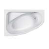 Nemo Spring Hermes Baignoire d'angle encastrable mono gauche 150x100x44cm 200L avec pieds acrylique blanc SW294766 Nemo Spring Hermes Baignoire d'angle encastrable mono gauche 150x100x44cm 200L avec pieds acrylique blanc SW294766