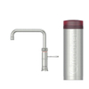 Quooker BE Classic Fusion Square kokendwaterkraan - draaibare uitloop - PRO3 reservoir - Warm / kokend water - RVS SW795604