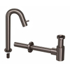 INK 5b kit robinet lave-main high curved design siphon metal Black SW693095