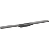 Hansgrohe RainDrain Flex Douchegoot - 80cm - inkortbaar - brushed black chrome SW1590338