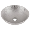 Differnz BRIGHT Vasque à poser - 36x14cm - émaillé - argent SW1236910