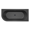 Xenz charley xs baignoire d'angle, droite 165x75x58 ébène incl. 7006 kit de vidange/remplissage acier inoxydable SW381924 Xenz charley xs baignoire d'angle, droite 165x75x58 ébène incl. 7006 kit de vidange/remplissage acier inoxydable SW381924