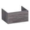 BRAUER Hope Meuble sous-lavabo - 59x30x45.5cm - 1 tiroir softclose sans poignée - 1 découpe pour siphon - Driftwood SW1198859