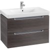 Villeroy & Boch Subway 2.0 Meuble sous lavabo 78.7x44.9x52cm avec 2 tiroirs pour lavabo 7175 80cm Chêne graphite 1024282 Villeroy & Boch Subway 2.0 Meuble sous lavabo 78.7x44.9x52cm avec 2 tiroirs pour lavabo 7175 80cm Chêne graphite 1024282