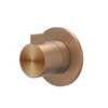 IVY Tribe Partie apparente - pour robinet d'arrêt encastré - Symmetry - rosace ronde - inox 316 brossé cuivre mat PVD SW1031878