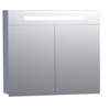 Saniclass Double Face spiegelkast 80x70x15cm 2 deuren met LED verlichting mat wit SW84357 Saniclass Double Face spiegelkast 80x70x15cm 2 deuren met LED verlichting mat wit SW84357