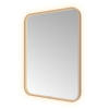 Hotbath &MORE Miroir éclairage LED direct et indirect chauffage de miroir color changing dimmable avec télécommande Laiton brossé PVD SW1246141