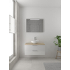 Bruynzeel Combo badmeubelset 90x45cm 1 wasbak 2 lades met spiegel met softclose ceramic glans wit SW383533 Bruynzeel Combo badmeubelset 90x45cm 1 wasbak 2 lades met spiegel met softclose ceramic glans wit SW383533