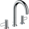 Axor Uno 3 wastafelkraan 200 met beugelgreep met waste chroom SW99714 Axor Uno 3 wastafelkraan 200 met beugelgreep met waste chroom SW99714