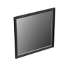 Forzalaqua Reno 2.0 miroir 80x80cm Carré sans éclairage avec cadre Chêne massif Black oiled SW492696