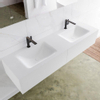 MONDIAZ LAGOM 160cm badmeubel solid surface talc 2 lades Wastafel cloud dubbel 2 kraangaten SW408953 MONDIAZ LAGOM 160cm badmeubel solid surface talc 2 lades Wastafel cloud dubbel 2 kraangaten SW408953