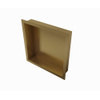 Sawiday Uni inbouwnis 30x30x10cm Geborsteld Messing PVD (Goud) OUT13025