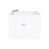 Saniclass Aruba Instap zitbad XL Links B68xH98XL140cm polyester wit deur links SW277586 Saniclass Aruba Instap zitbad XL Links B68xH98XL140cm polyester wit deur links SW277586