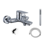 Adema Sparkle 2.0 bad-/douchemengkraanset - staafhanddouche en houder - incl. doucheslang - chroom SW797961 Adema Sparkle 2.0 bad-/douchemengkraanset - staafhanddouche en houder - incl. doucheslang - chroom SW797961