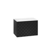 Crosswater Infinity Wastafelblad - 71x45x1cm - marble - marble effect (wit) SW487276