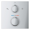 Grohe Allure thermostaat opbouwdeel met omstel Chroom SW706722 Grohe Allure thermostaat opbouwdeel met omstel Chroom SW706722