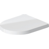 Duravit Me by starck WC-zitting - 43.8x37.4x5.1cm - compact - met softclose - met quickrelease - kunststof - afneembaar - wit glanzend 0293438