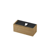 INK Wastafelonderkast - 100x45x40cm - 1 lade - greeploos - met houten keerlijst - MDF - Natur SW493721